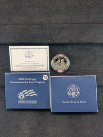 2008 S Bald Eagle Commemorative Half Dollar OGP