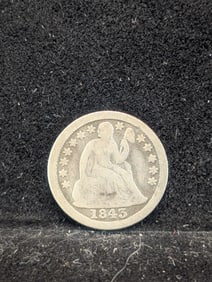 1843 Seated Liberty Dime