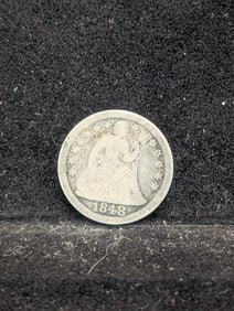 1848 Seated Liberty Dime