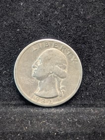 1932-D BIG KEY DATE Washington Quarter,  First Year , 90% Silver