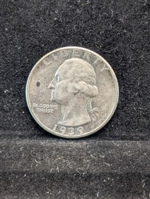 1939-D Uncirculated Washington Quarter, 90% Silver