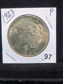 1923 P Silver Peace Dollar Very Nice Coin