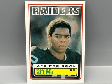 1983 Topps Marcus Allen RC #294