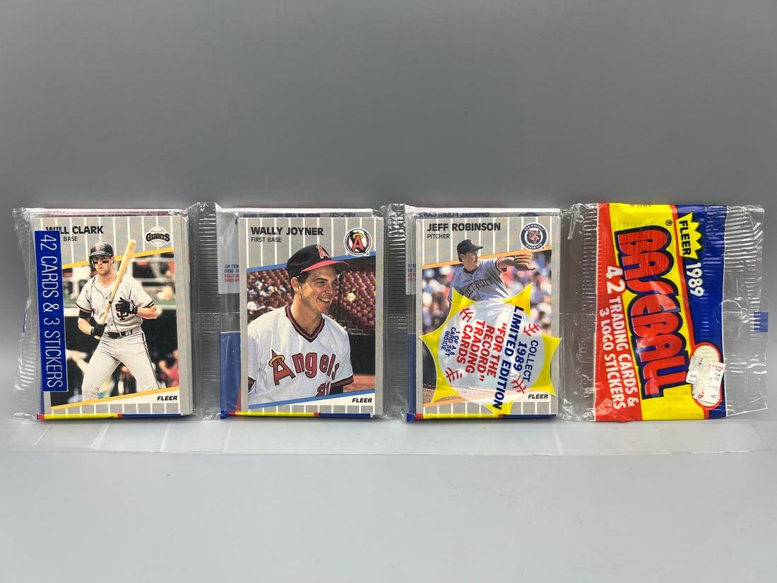 1989 Fleer Baseball Unopened Rack Pack (1 of 2)