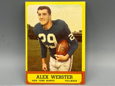 1963 Topps Alex Webster SP #51