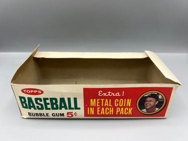 1964 Topps Baseball Empty Wax Box W/ No Lid