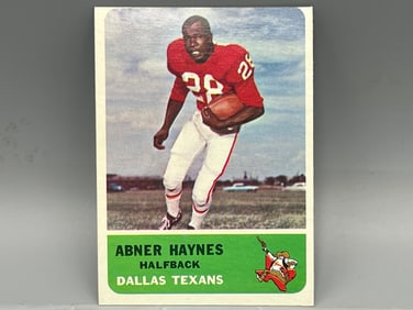 1962 Fleer Abner Haynes RC #25