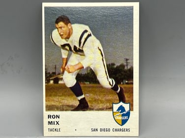 1961 Fleer Ron Mix #162