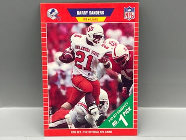 1989 Pro Set Barry Sanders RC #494