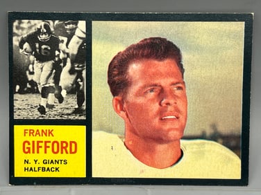 1962 Topps Frank Gifford #104