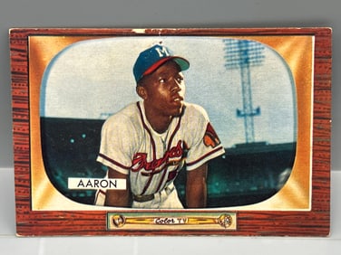 1955 Bowman Hank Aaron #179 - 2nd Year