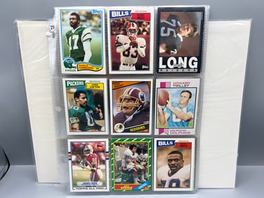 Lot of (72) Assorted Vintage Football Cards W/ Some Stars - Varying Conditions