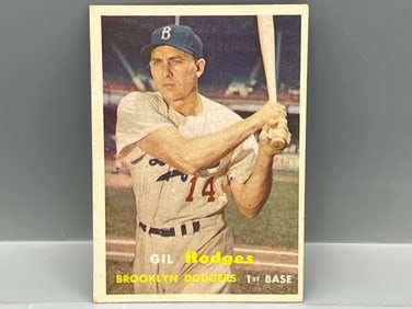 1957 Topps Gil Hodges #80