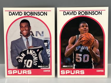 1989 Hoops David Robinson RC #138 & #310