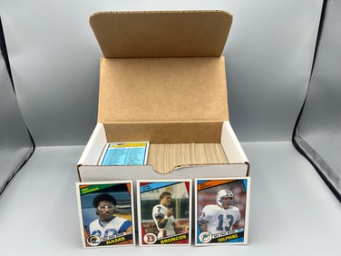 1984 Topps Football Complete Set W/ John Elway RC, Eric Dickerson RC, & Dan Marino RC