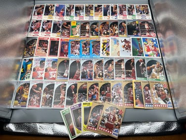 Lot of 66 - 1980s and 1990s Basketball HOF's and Stars