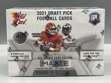 2021 Wild Card Matte Draft Picks Football Sealed Blaster Box