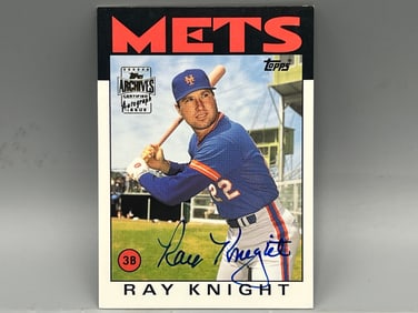 2003 Topps Archives Ray Knight On Card Auto