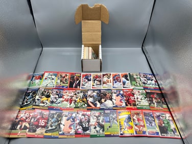 Lot of 100 - 1980s and 1990s Football HOF's and Stars