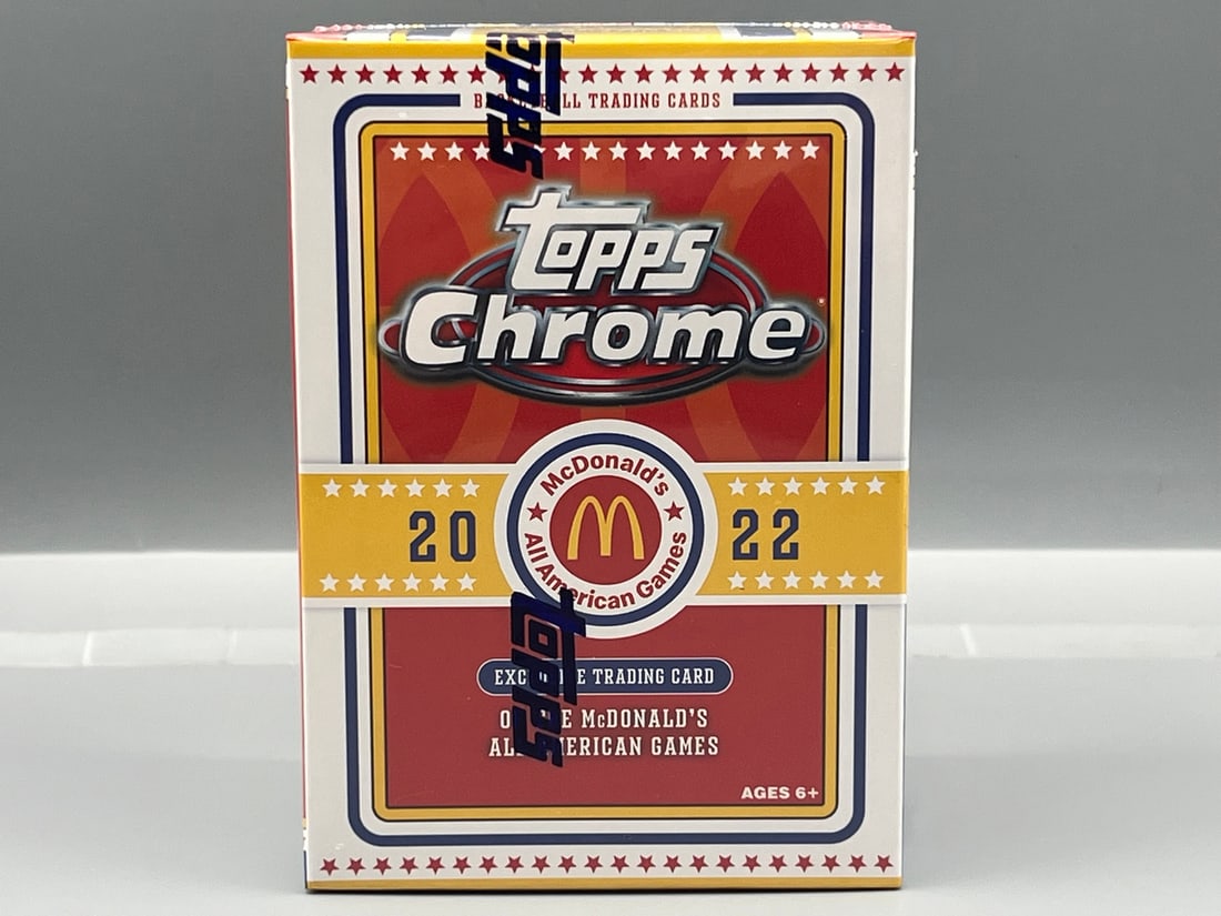 2022 Topps Chrome McDonald's All American Games Basketball Sealed Blaster Box: 2022 Topps Chrome McDonald's All American Games Basketball Sealed Blaster Box