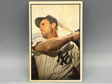 1953 Bowman Color Hank Bauer #84