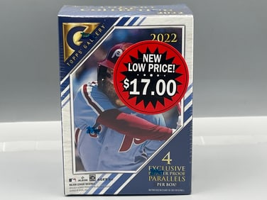 2022 Topps Gallery Baseball Sealed Blaster Box
