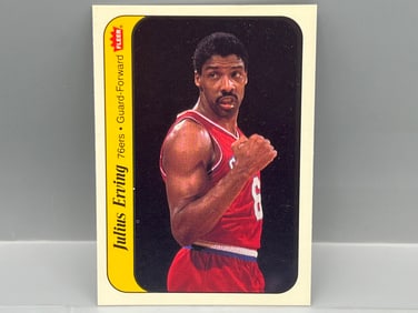 1986 Fleer Julius Erving Sticker #5
