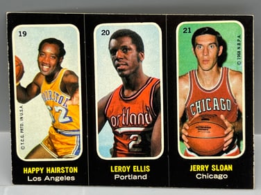 1971-72 Topps Trio Sticker #19, #20, & #21