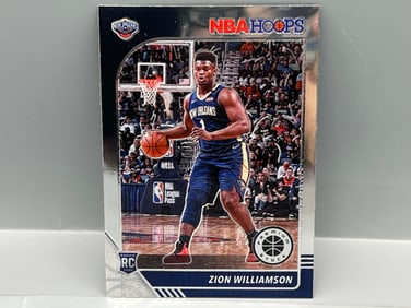 2019-20 Panini Hoops Premium Stock Zion Williamson RC #258