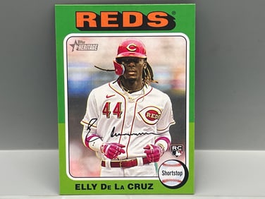2024 Topps Heritage Mini Elly De La Cruz Color Swap SP RC #473