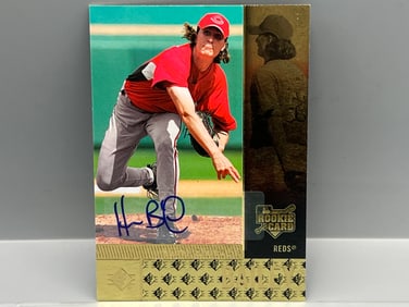 2007 Upper Deck SP Rookie Edition Homer Bailey RC Auto #110