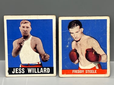 1948-49 Leaf Jess Willard #69 & Freddy Steele #71