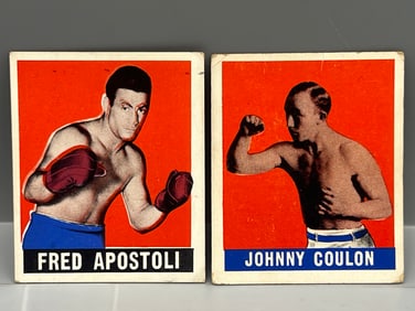 1948-49 Leaf Fred Apostoli #74 & Johnny Coulon #78