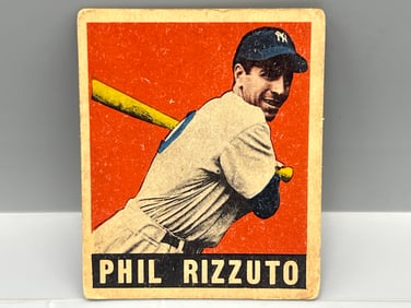 1948-49 Leaf Phil Rizzuto RC #11