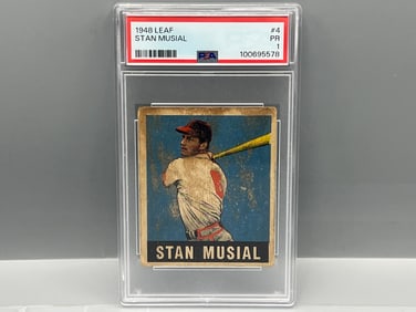 1948-49 Leaf Stan Musial RC #4 PSA PR 1