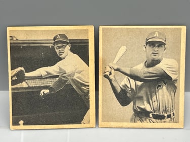 1948 Bowman Eddie Joost #15 & Barney McCoskey #25