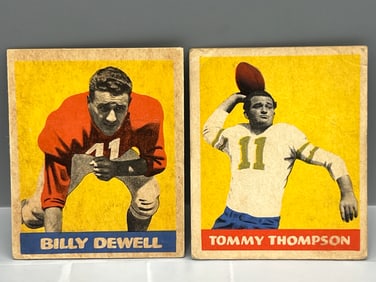 1949 Leaf William Dewell #10 & Tommy Thompson #13