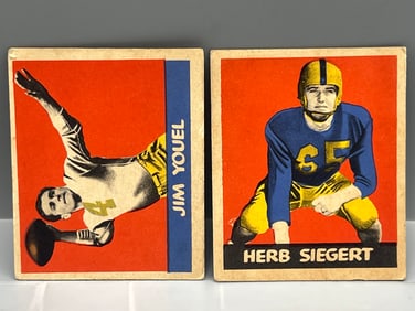1949 Leaf Jim Youel #57 & Herb Siegert #70