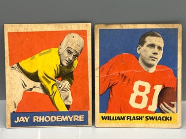 1949 Leaf Jay Rhodemyre #126 & Bill Swiacki #110