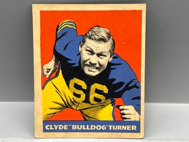 1949 Leaf Clyde "Bulldog" Turner #150 - HOF
