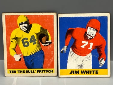 1948 Leaf Ted Fritsch RC #35 & Jim White RC #45