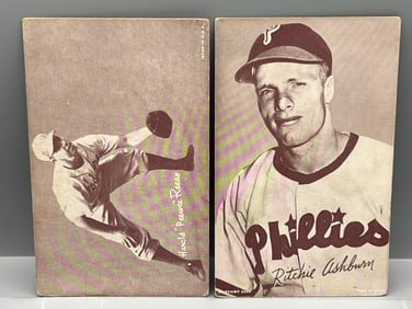 1947-66 Exhibits Pee Wee Reese & Richie Ashburn