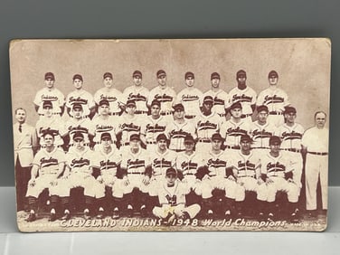 1947-66 Exhibits 48' Cleveland Indians World Champions - Satchel Paige