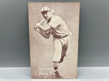 1947-66 Exhibits Salutations Johnny Mize