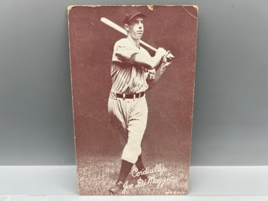 1947-66 Exhibits Salutations Joe DiMaggio