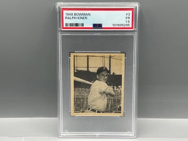 1948 Bowman Ralph Kiner RC #3 PSA FR 1.5