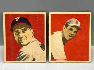 1949 Bowman Andy Seminick #30 & Johnny Sain #47