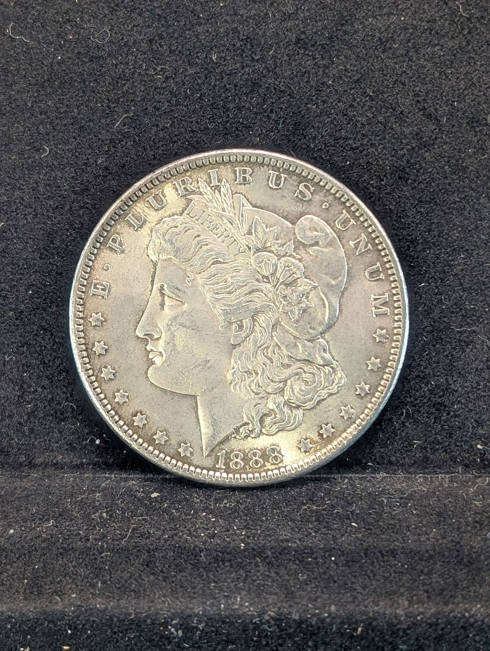 1888 Morgan Dollar (90% Silver), Nice Details, 137 Years Old! (1 of 2)