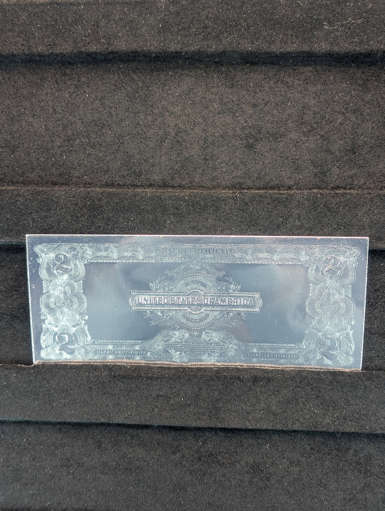 2 Dollar Silver Certificate Novelty Note: 2 Dollar Silver Certificate Novelty Note