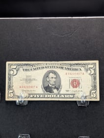 1963 Red Seal $5 FRN